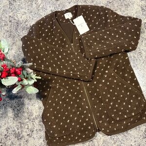 NWT Marea Sherpa Barn Jacket Size Small